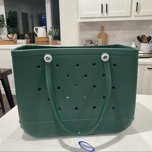 Large Original on the hunt for a GREEN BOGG bag.